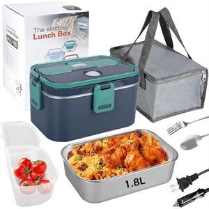 PAVEZO The Electric Lunch Box Heating Lunchbox for Adults 1.8L